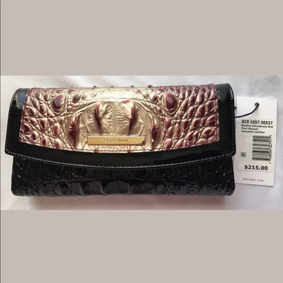 NEW BRAHMIN Modern Checkbook / Wallet - PORT SONNE - Picture 2 of 8